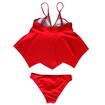Two Piece Swimsuits, 4 Solid Colors Tankinis, Padded Swimsuits for Women