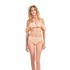 Flounce Bikini, Solid Flounce Strappy Bikini with Underwire Support, Cute Bikinis for Women