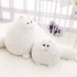 White Persian Cat Soft Toy, Super Fluffy White Cat Plush Toy, Stuffed Persian Cat Toy