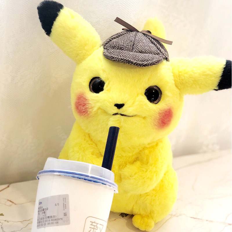 28CM Next Stop Pokemon Detective Pikachu 11 Plush Soft Toy
