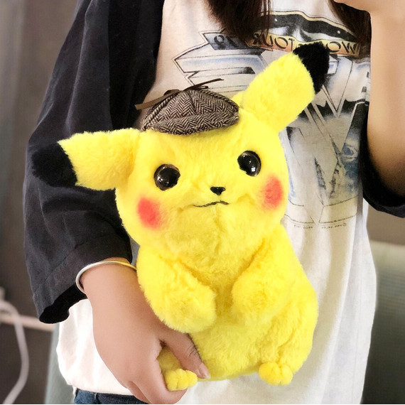 28CM Next Stop Pokemon Detective Pikachu 11 Plush Soft Toy