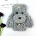 Teddy iPhone Case, Handmade Gray and Brown Furry Teddy Bear Dog iPhone Case