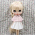 Blythe Doll Clothes, Pink Cloak and White Dress Suit for Blythe Doll