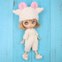 Blythe Doll Clothes, Blythe Doll Cute and Fluffy White Sheep Suit Include Hat Clothes and Shoes