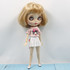 Blythe Doll Clothes, Blythe Pink T-shirt and White Skirt Suits for 30cm Blythe Doll