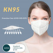 5-Ply Face Masks Disposable Surgical Face Masks 10 Packs Safty KN95