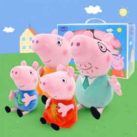 Peppa Pig-Jouet Original, Famille de 4 Cochons, Grand-Mère, Cochon