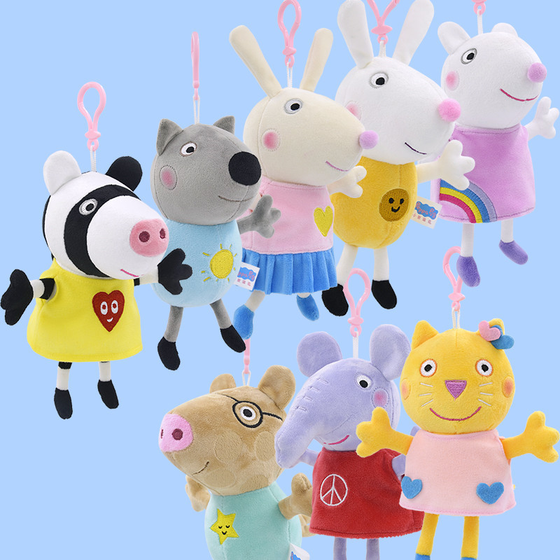 Peppa Pig Friends Plushies, 8 Peppa Pig Friends Toys in 19cm and 30cm