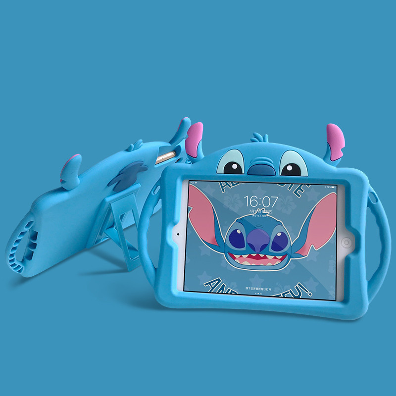 Stitch iPad Case with Stand and Handles Stitch iPad Cover for Kids