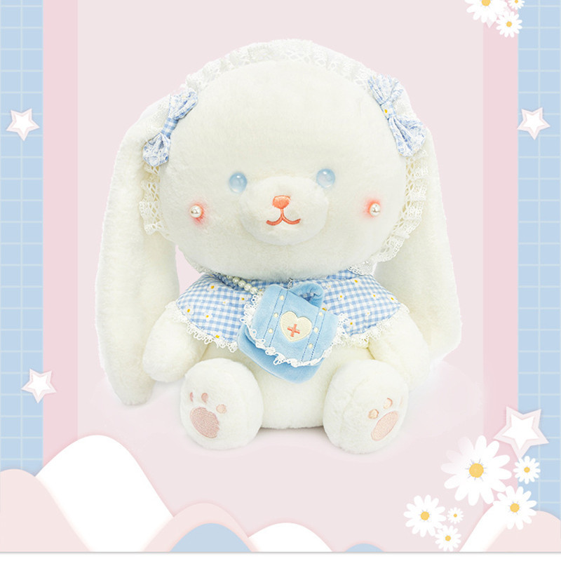 kawaii gothic bunny plush
