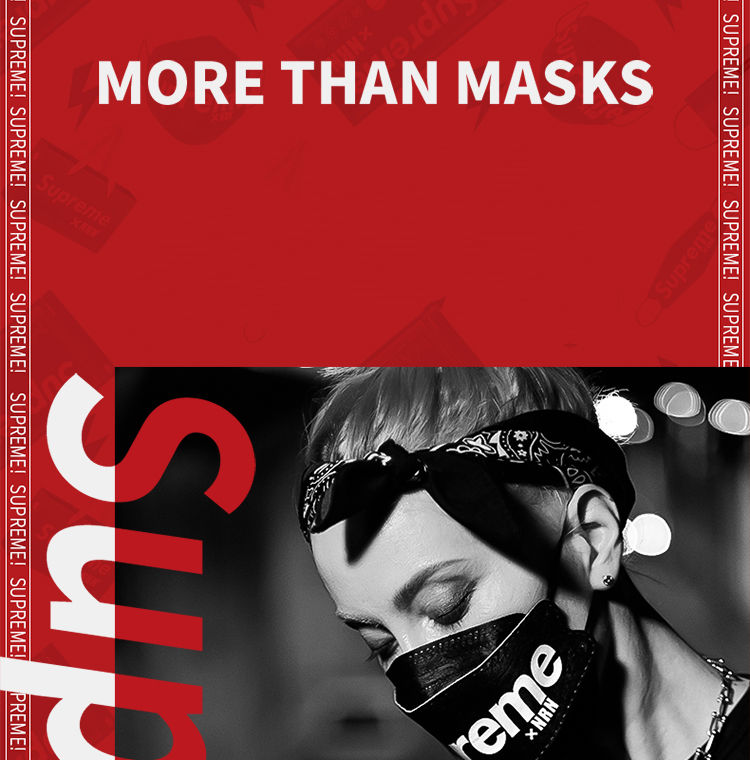Supreme X NRN Nano Face Mask, Fashion Nano-Tech Face Mask